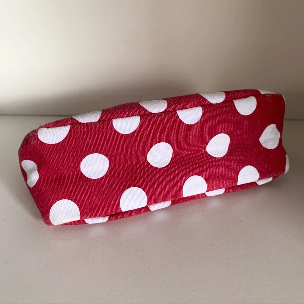 Vintage Burt’s bees Red Polka Dot zippy pouch